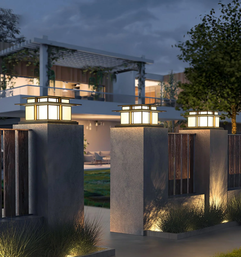 Boilyn Pillar Solar Outdoor Light - Auraolight