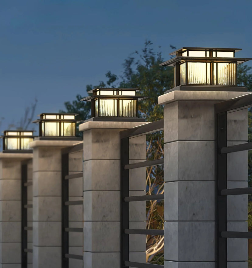 Boilyn Pillar Solar Outdoor Light - Auraolight