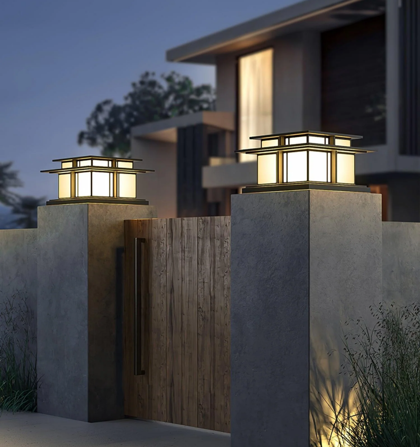 Boilyn Pillar Solar Outdoor Light - Auraolight