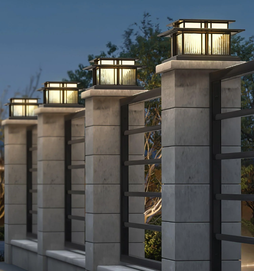 Boilyn Pillar Solar Outdoor Light - Auraolight