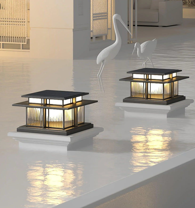 Boilyn Pillar Solar Outdoor Light - Auraolight