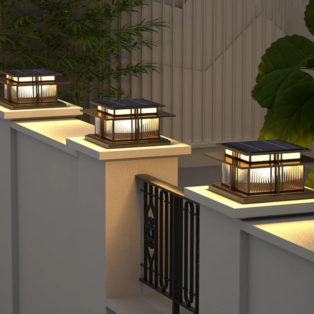 Boilyn Pillar Solar Outdoor Light - Auraolight
