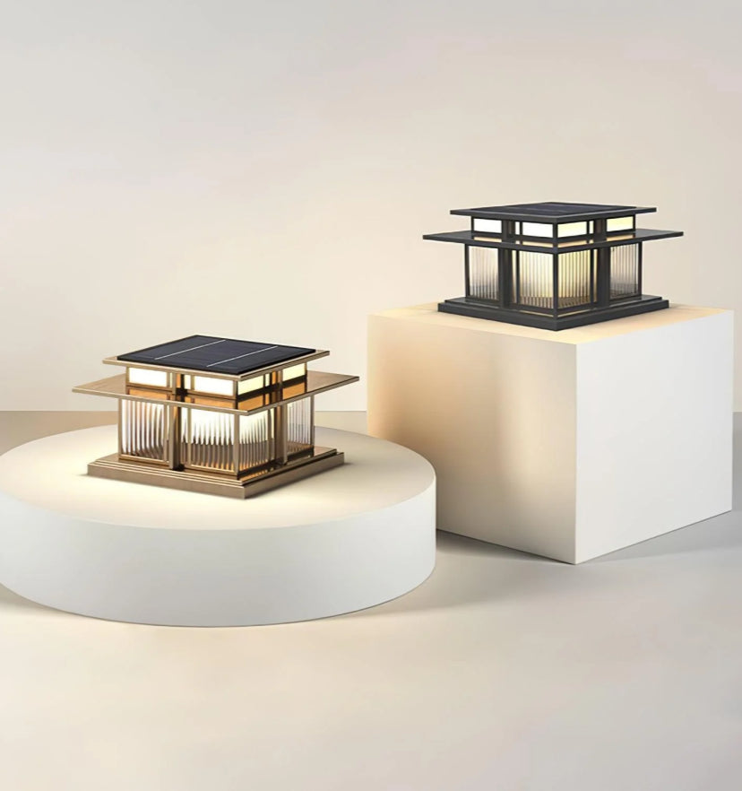 Boilyn Pillar Solar Outdoor Light - Auraolight