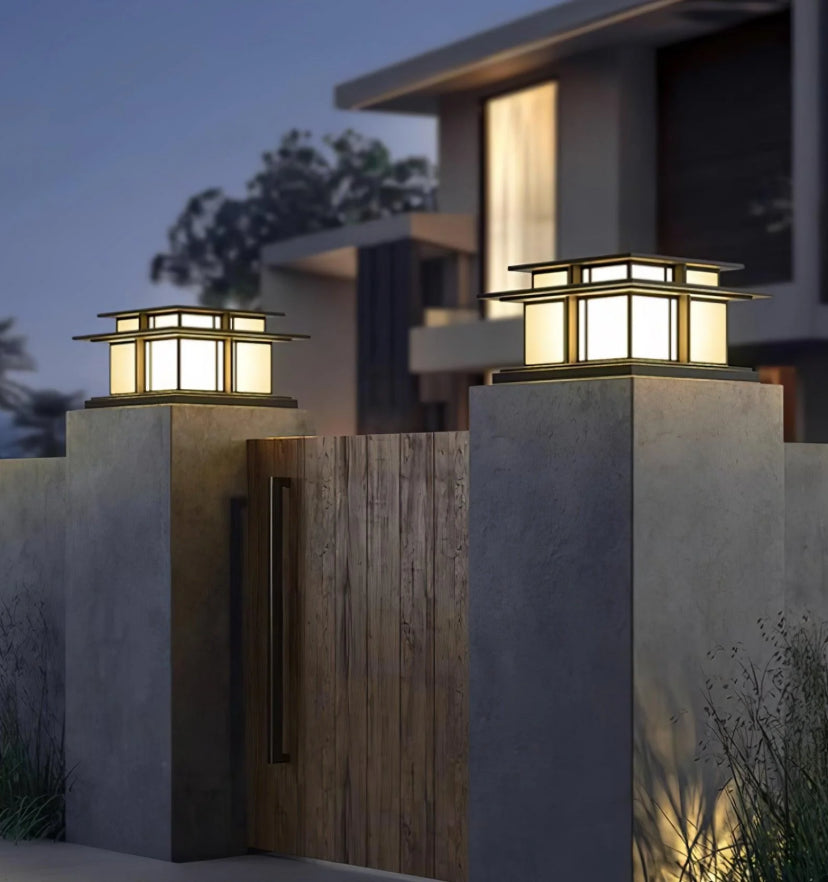 Boilyn Pillar Solar Outdoor Light - Auraolight