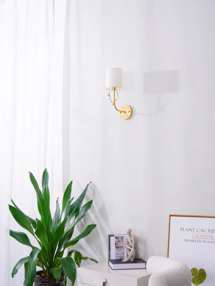 Brass Deer Head Wall Light - Yiarolight