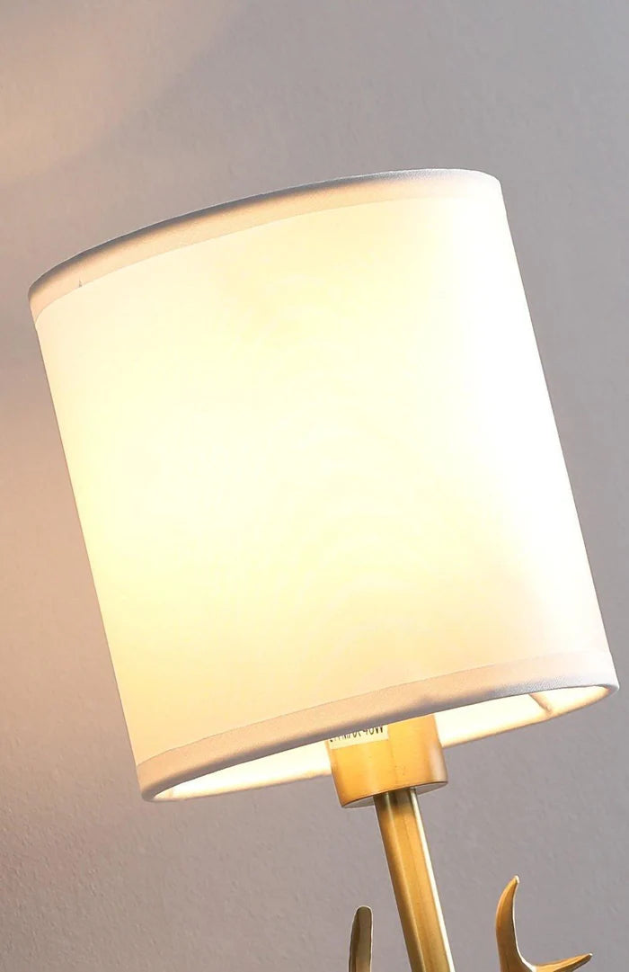 Brass Deer Head Wall Light - Yiarolight