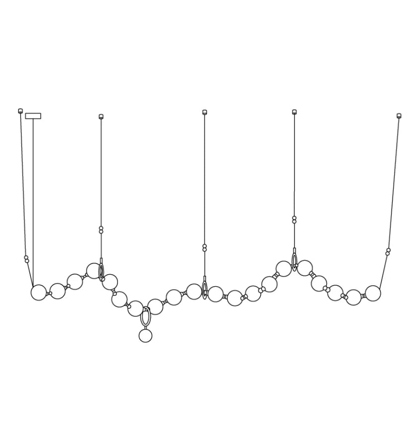 Necklace LED Pendant Lamp - Yiarolight
