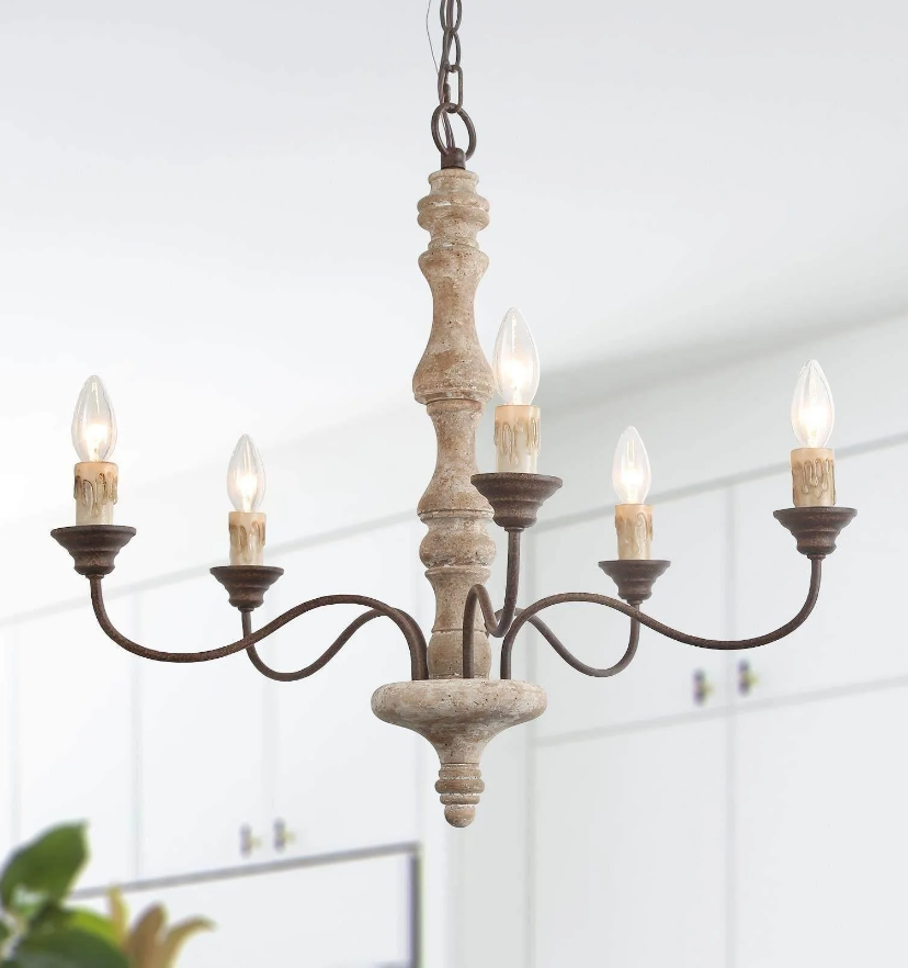 Candlestick Farmhouse Chandelier - Yiarolight