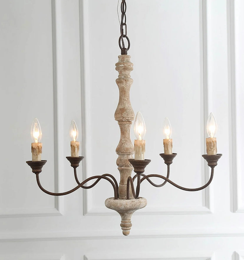 Candlestick Farmhouse Chandelier - Yiarolight