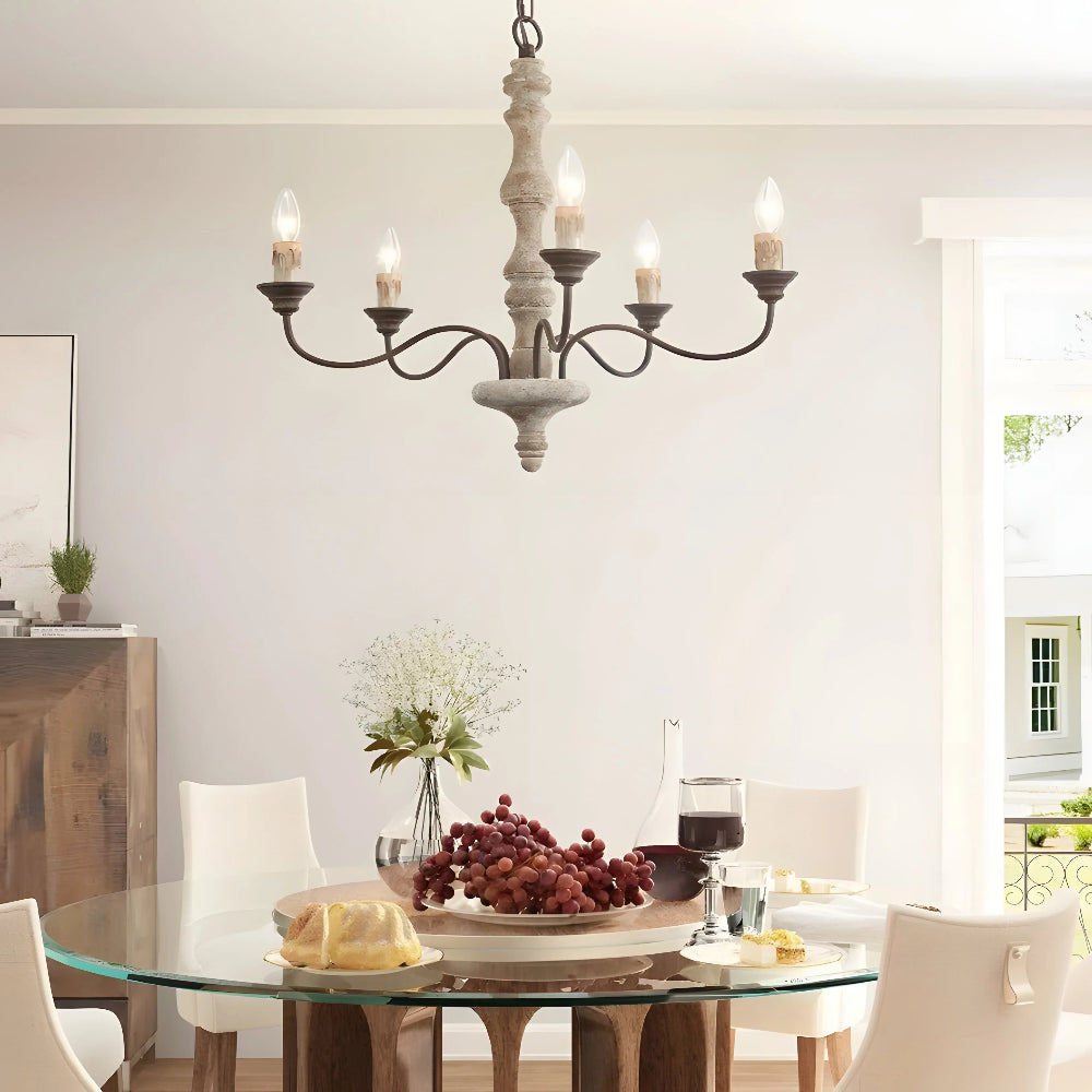 Candlestick Farmhouse Chandelier - Yiarolight