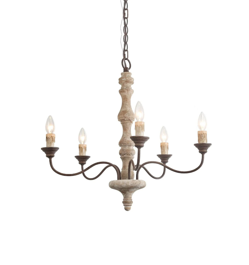 Candlestick Farmhouse Chandelier - Yiarolight