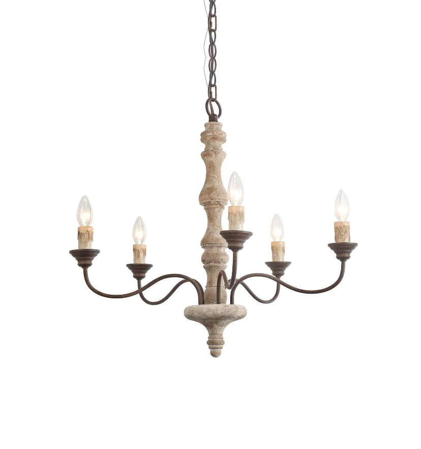 Candlestick Farmhouse Chandelier - Yiarolight