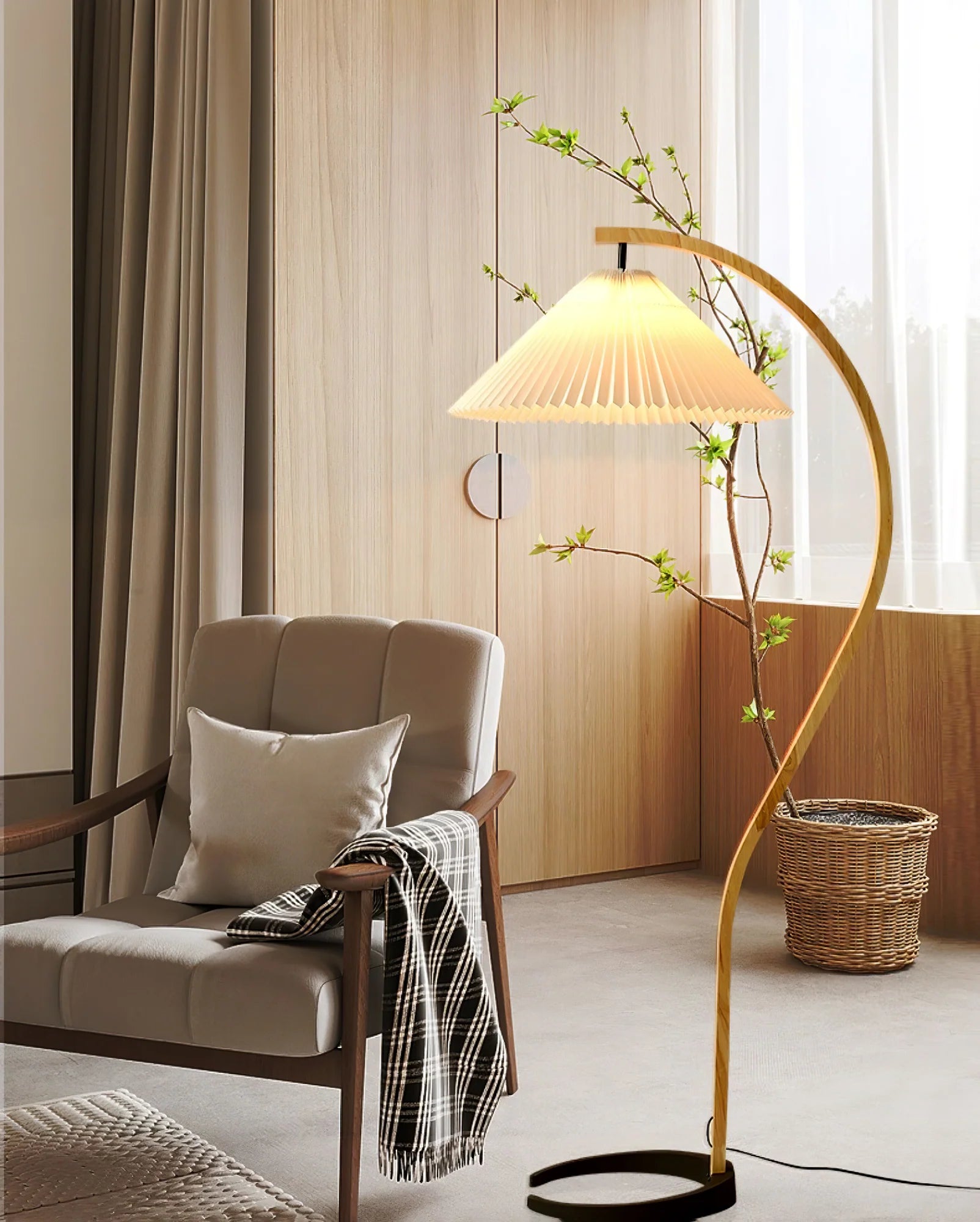 Wood Floor Lamp - Yiarolight