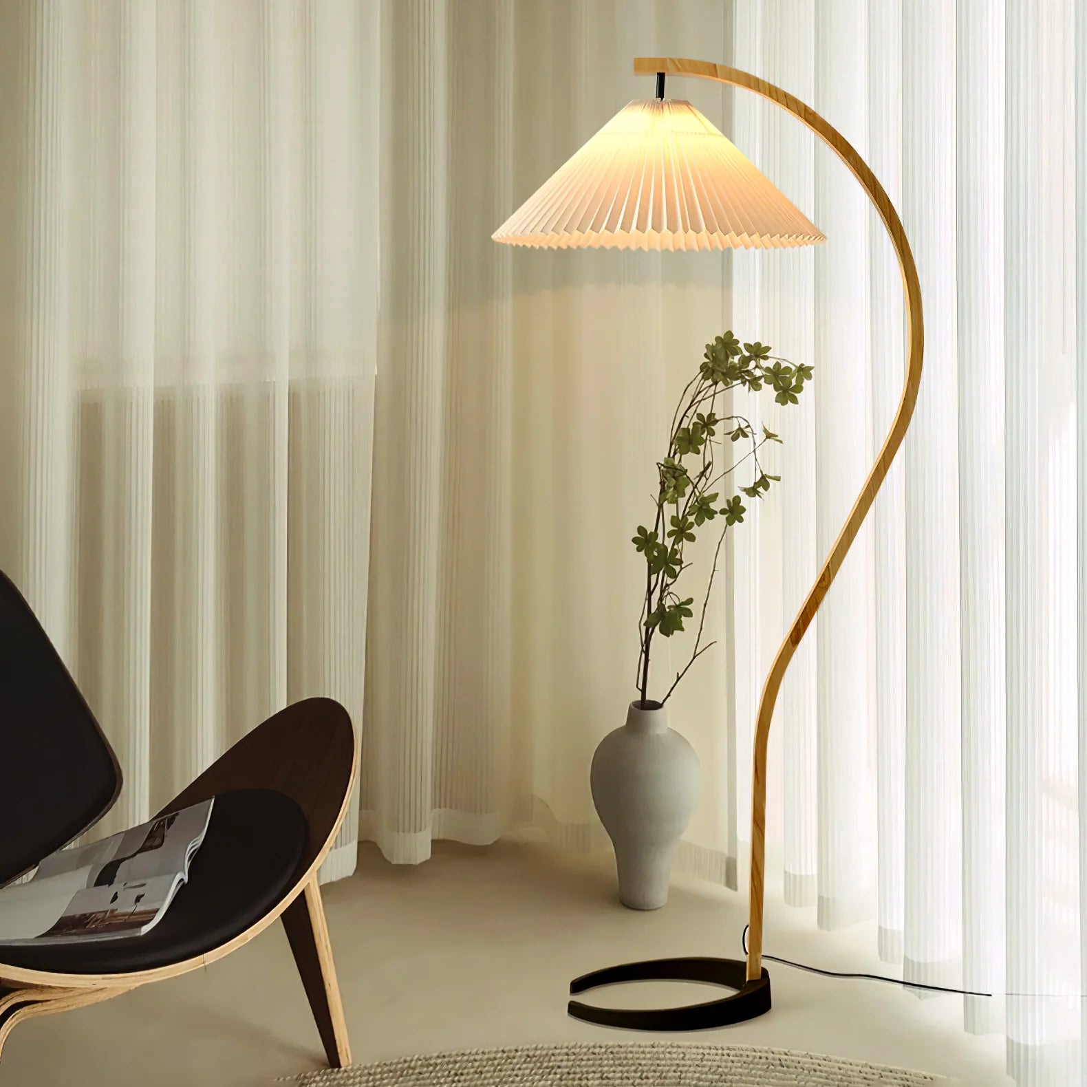 Wood Floor Lamp - Yiarolight