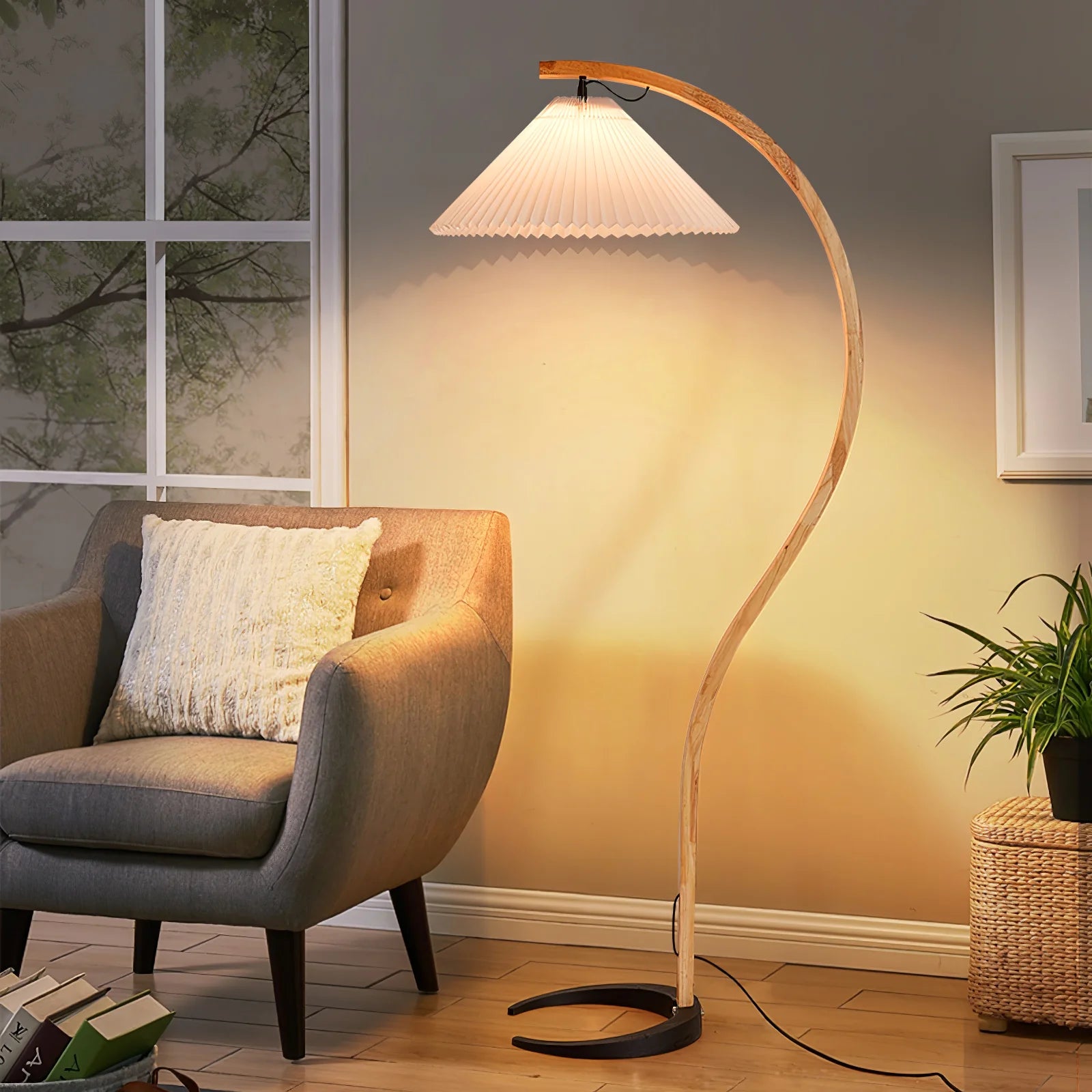 Wood Floor Lamp - Yiarolight