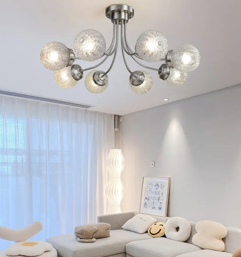 Carved Glass Ceiling Lamp - Yiarolight