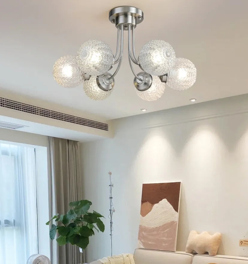 Carved Glass Ceiling Lamp - Yiarolight