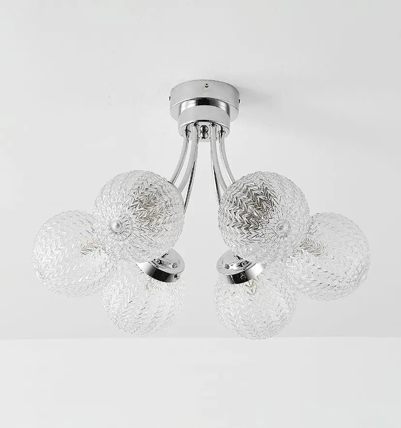 Carved Glass Ceiling Lamp - Yiarolight