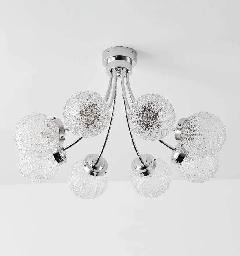 Carved Glass Ceiling Lamp - Yiarolight