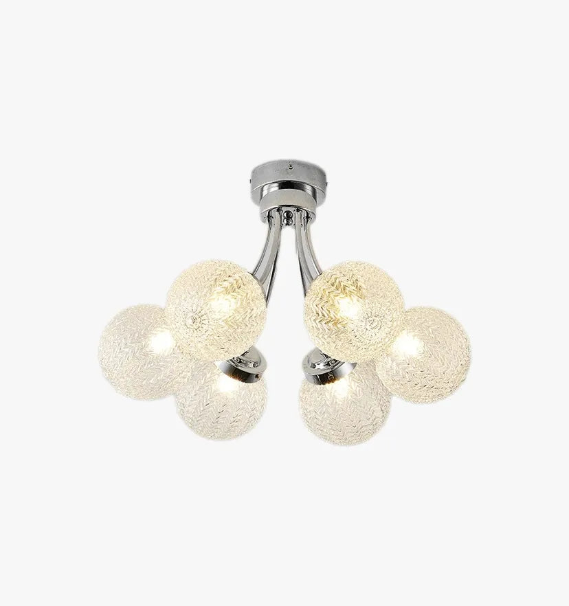 Carved Glass Ceiling Lamp - Yiarolight