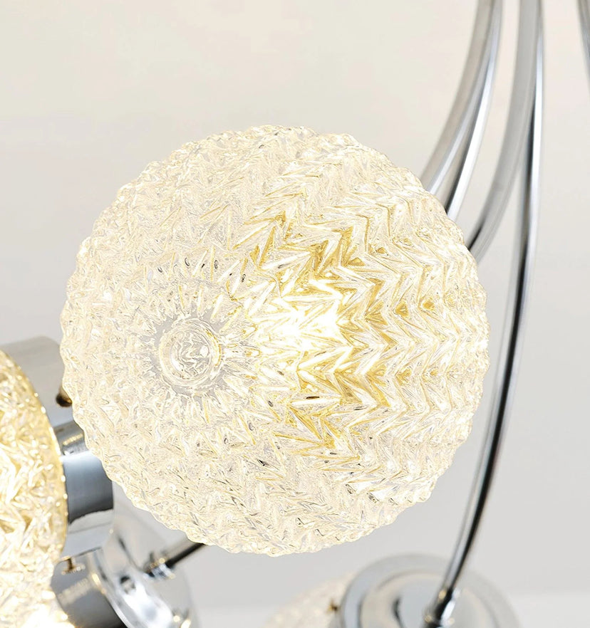 Carved Glass Ceiling Lamp - Yiarolight