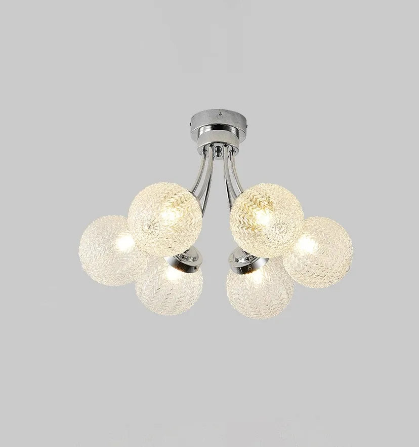 Carved Glass Ceiling Lamp - Yiarolight