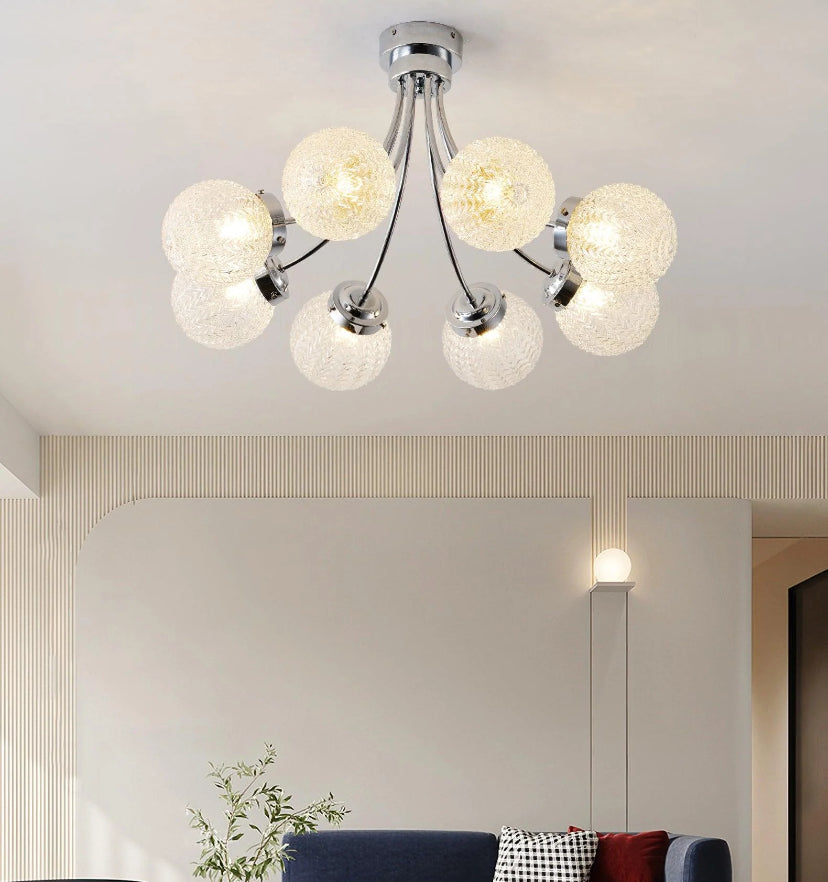 Carved Glass Ceiling Lamp - Yiarolight