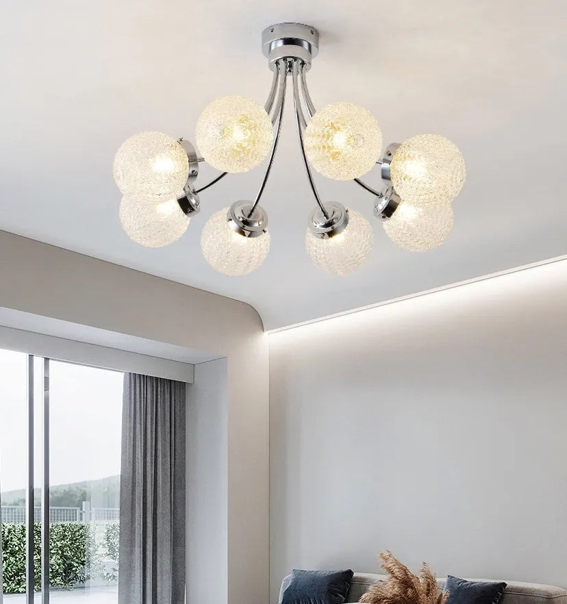 Carved Glass Ceiling Lamp - Yiarolight
