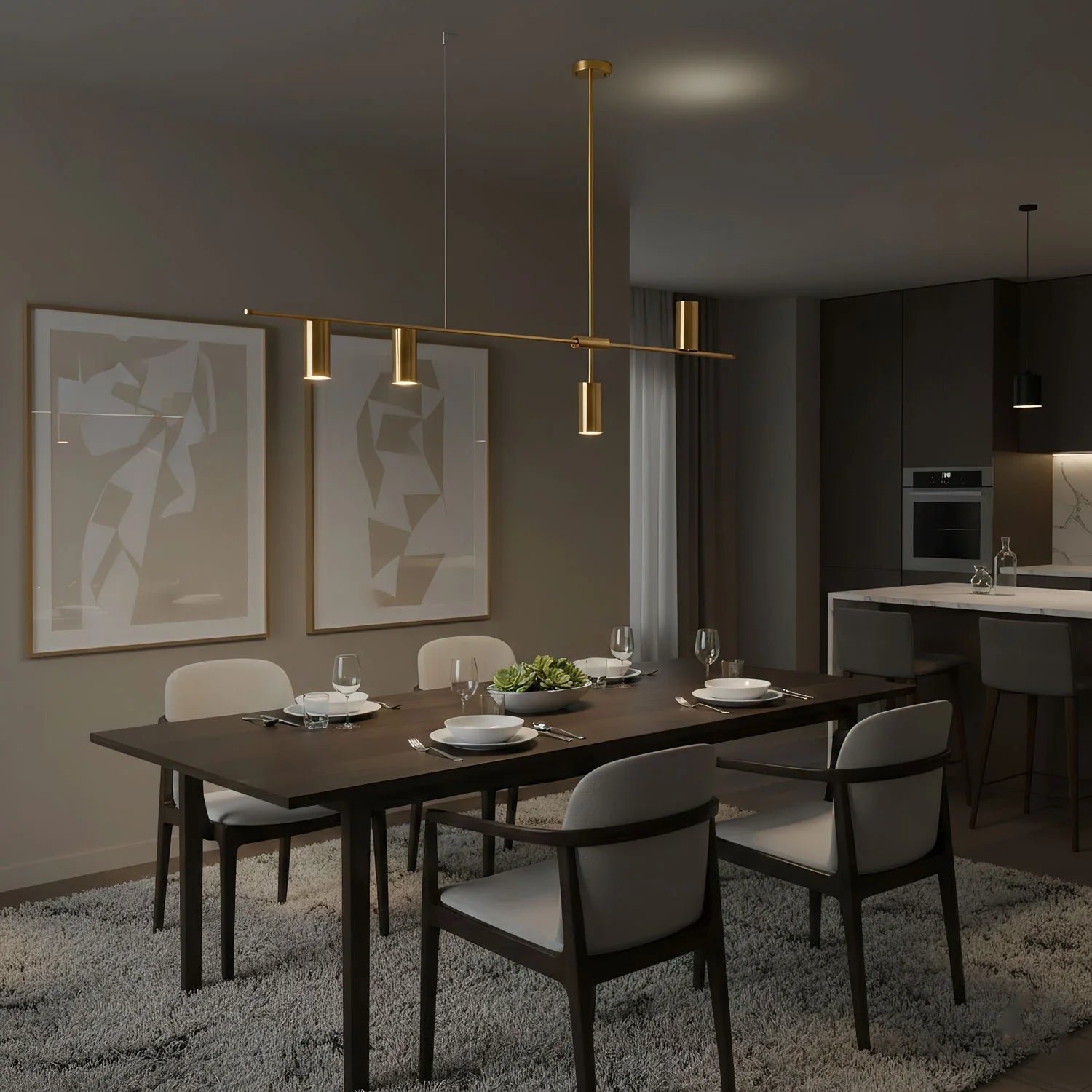 Cassandra Linear Chandelier - Auraolight