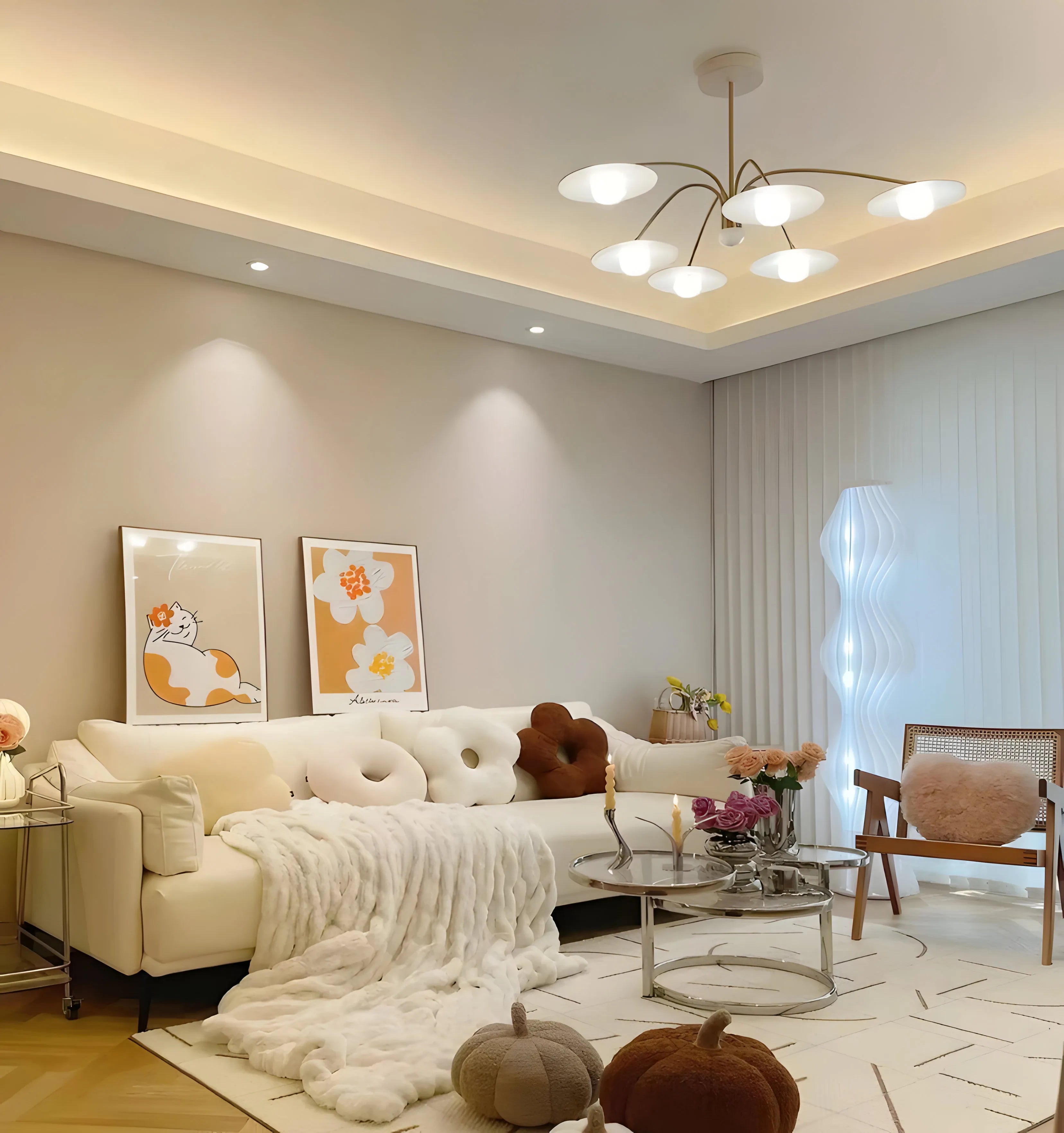 Champignon Chandelier - Yiarolight