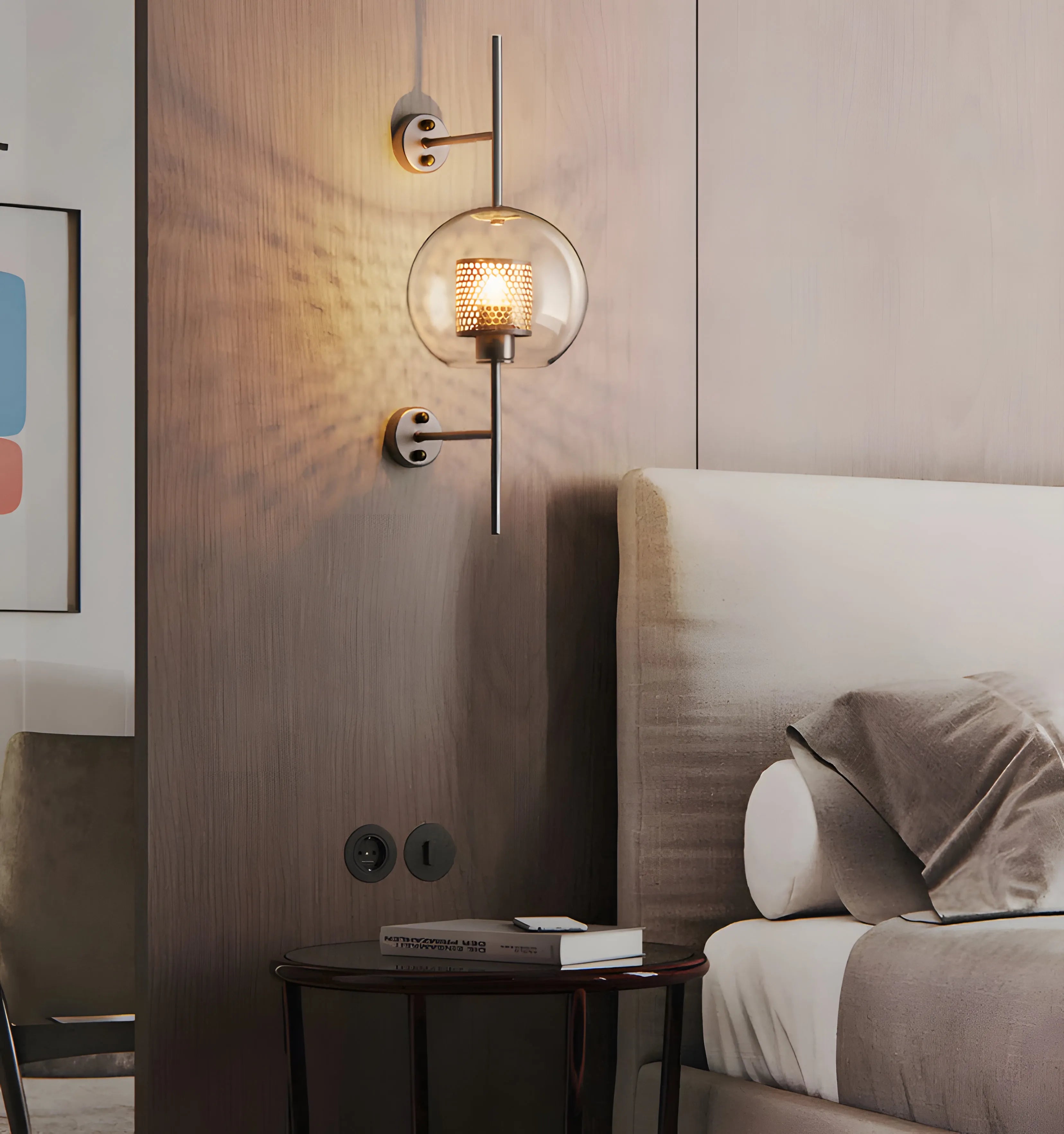 Chiswick Glass Wall Light - Yiarolight