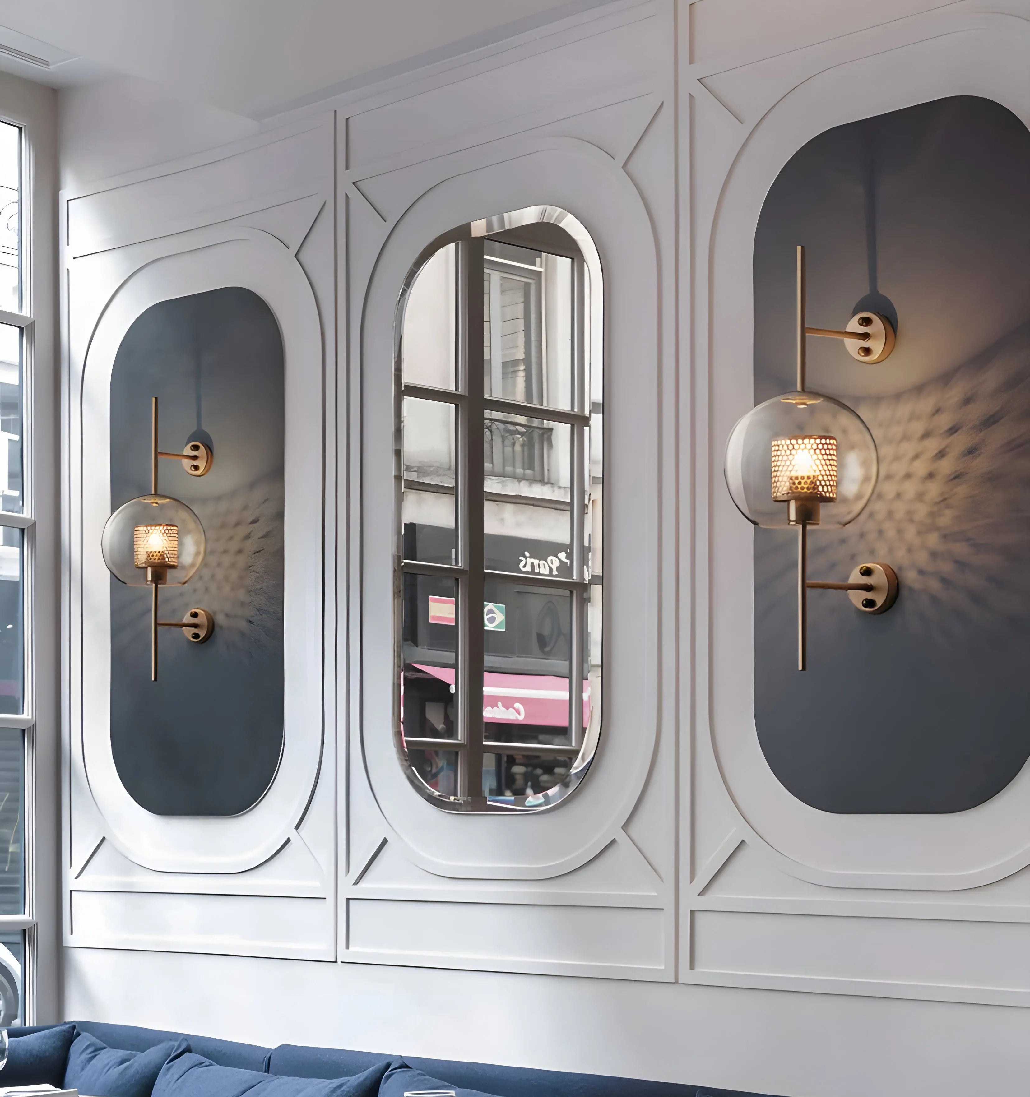 Chiswick Glass Wall Light - Yiarolight