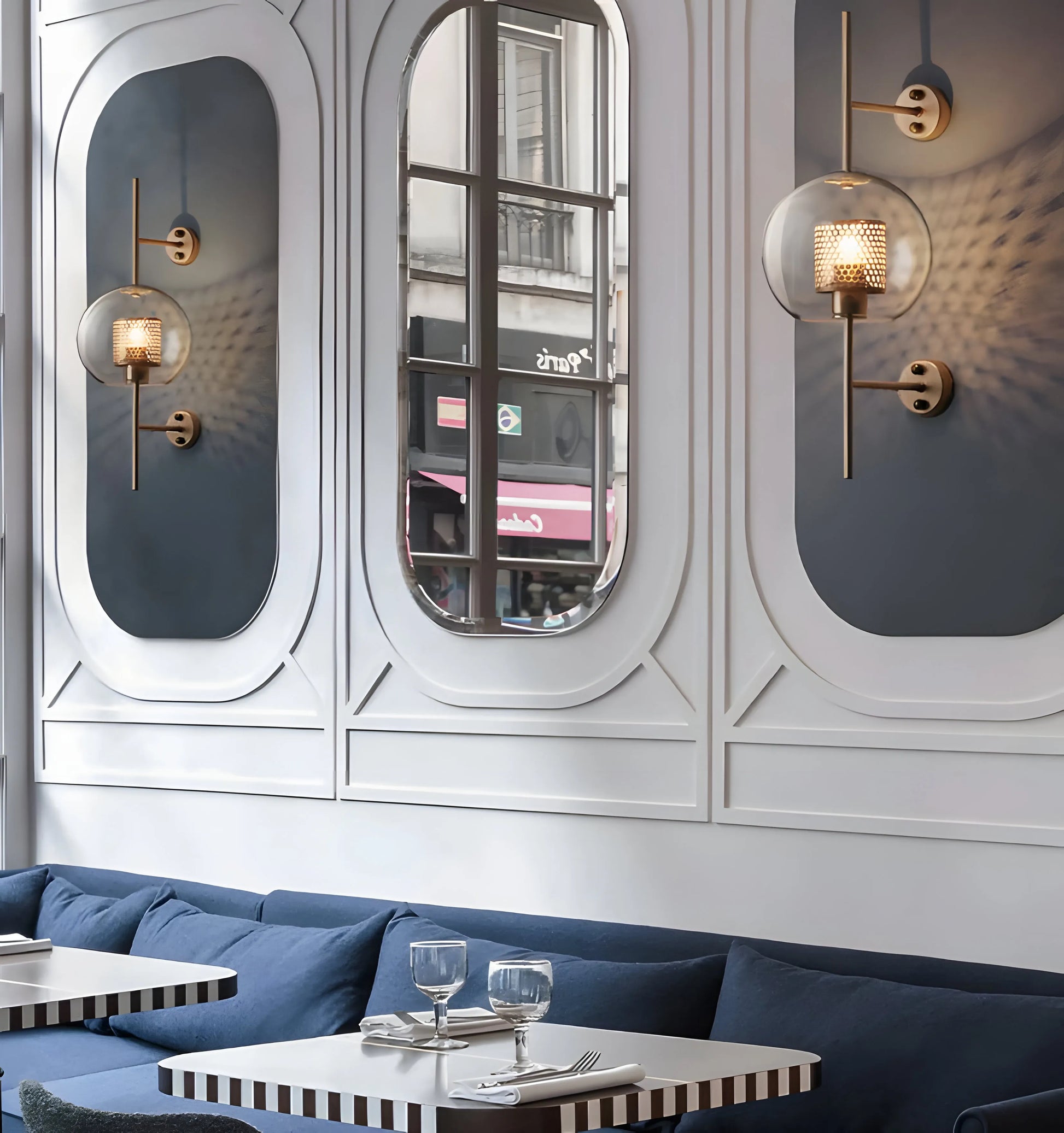 Chiswick Glass Wall Light - Yiarolight
