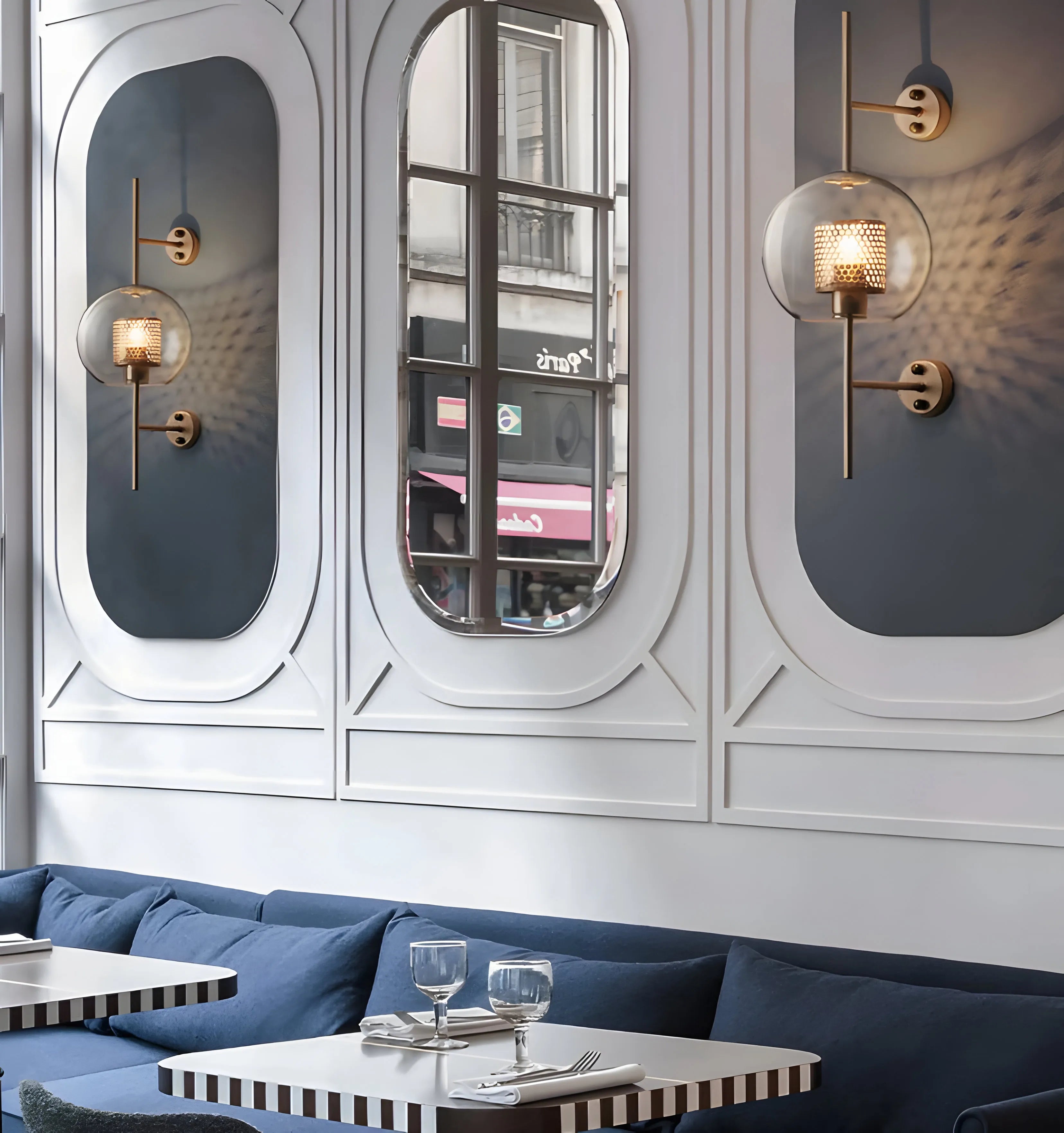Chiswick Glass Wall Light - Yiarolight