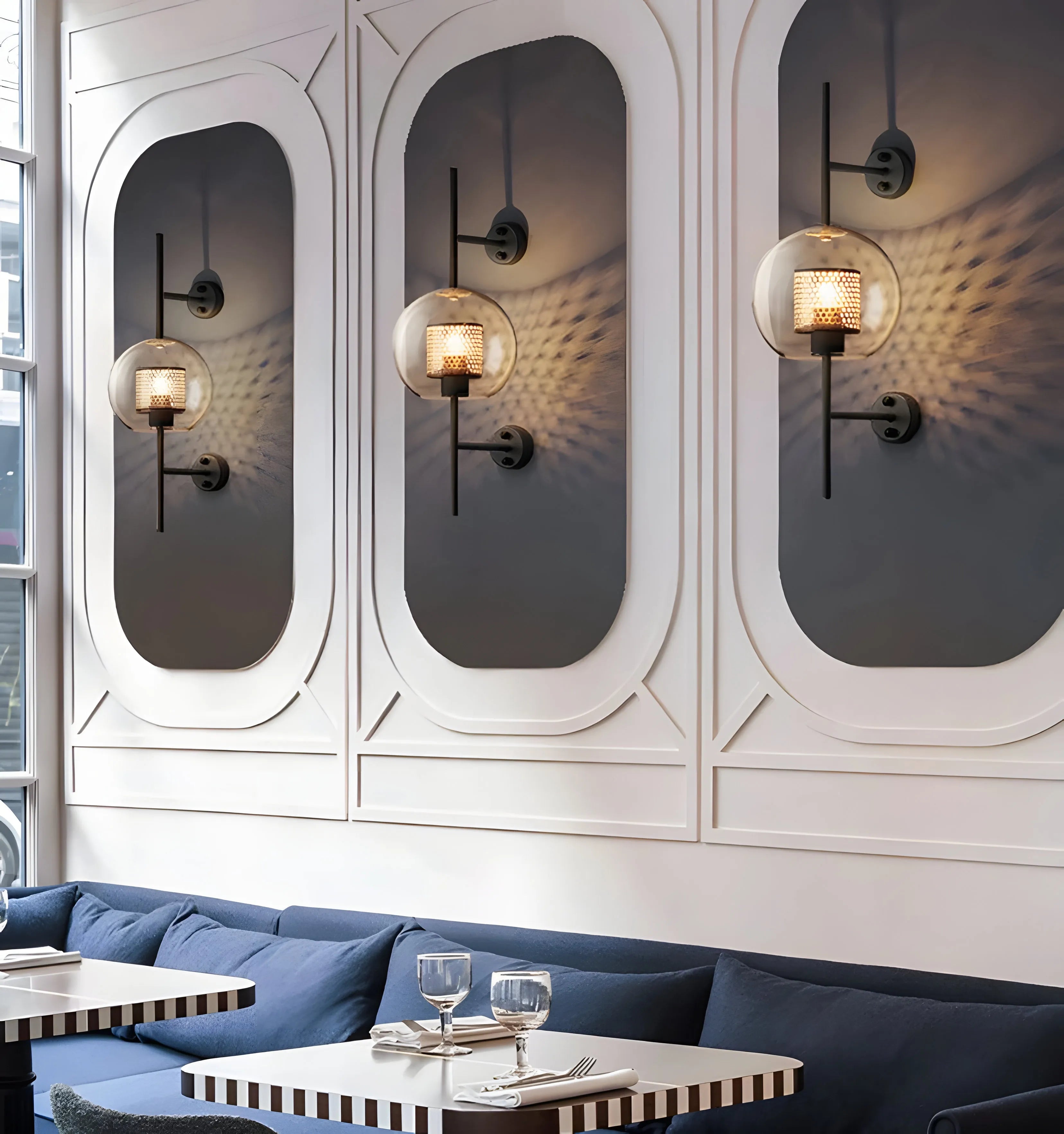Chiswick Glass Wall Light - Yiarolight