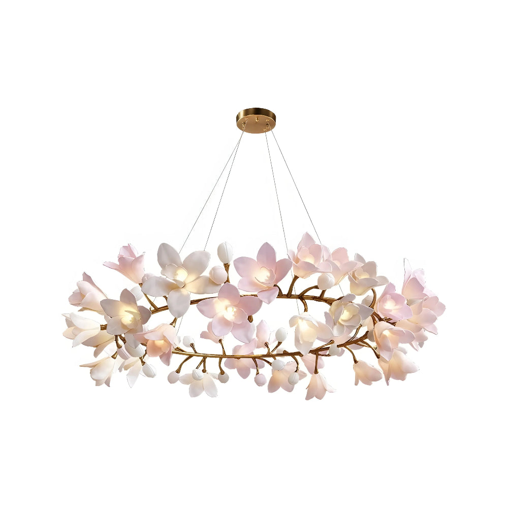 Circular Blossom Chandelier - Yiarolight