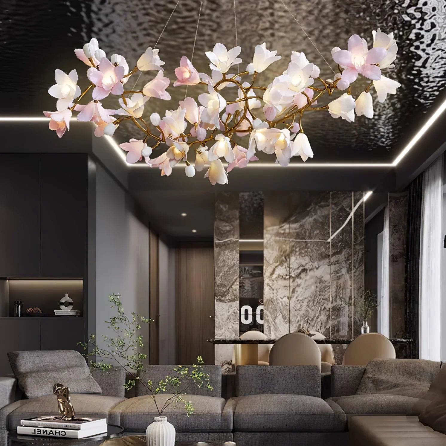 Circular Blossom Chandelier - Yiarolight