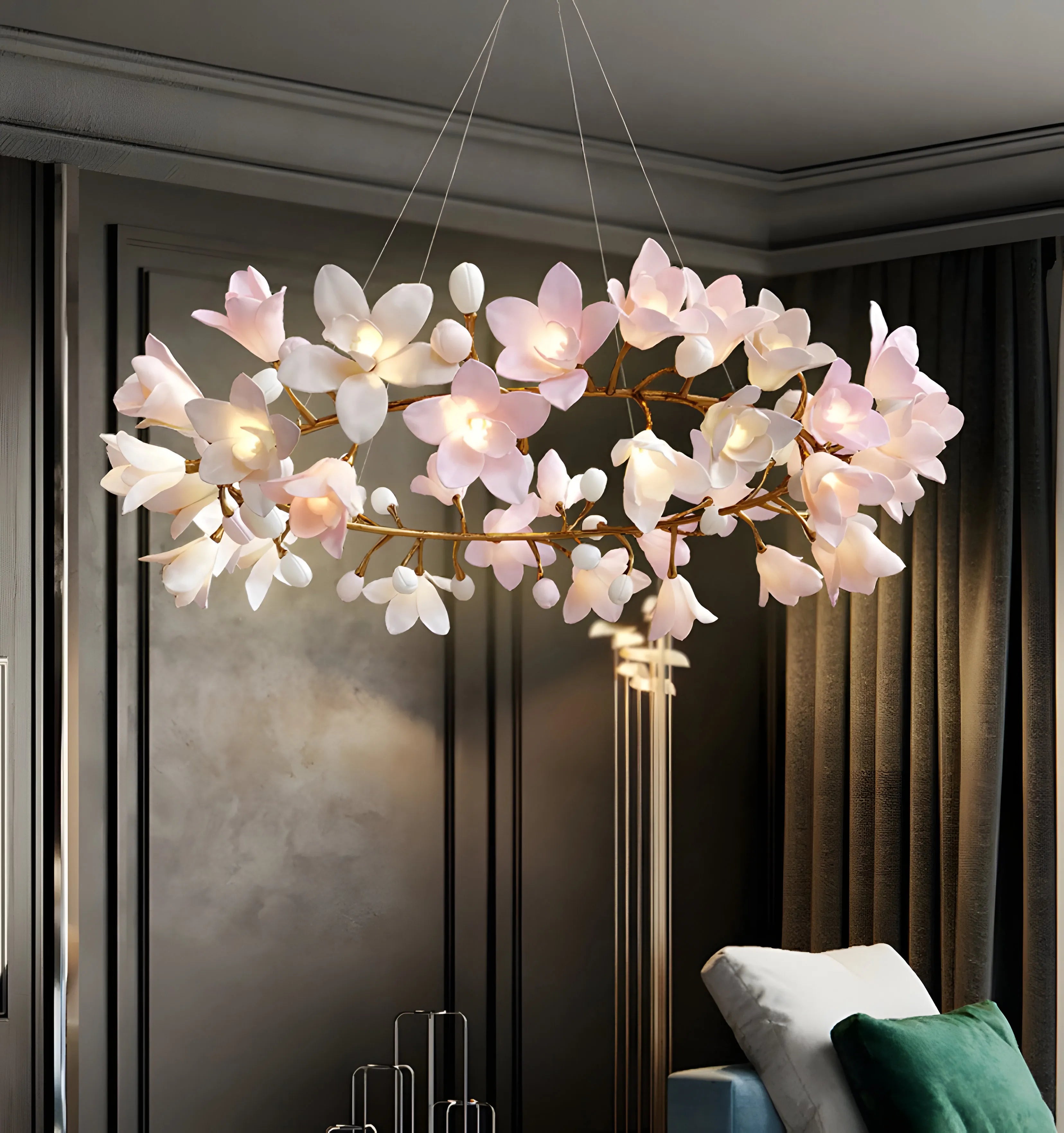 Circular Blossom Chandelier - Yiarolight