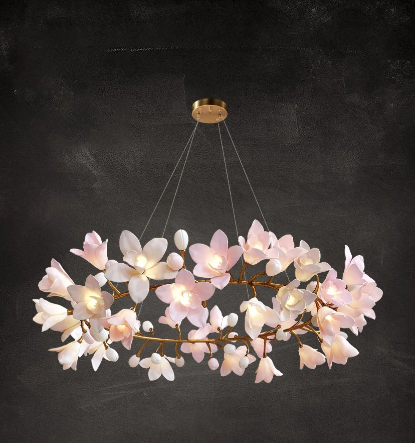 Circular Blossom Chandelier - Yiarolight