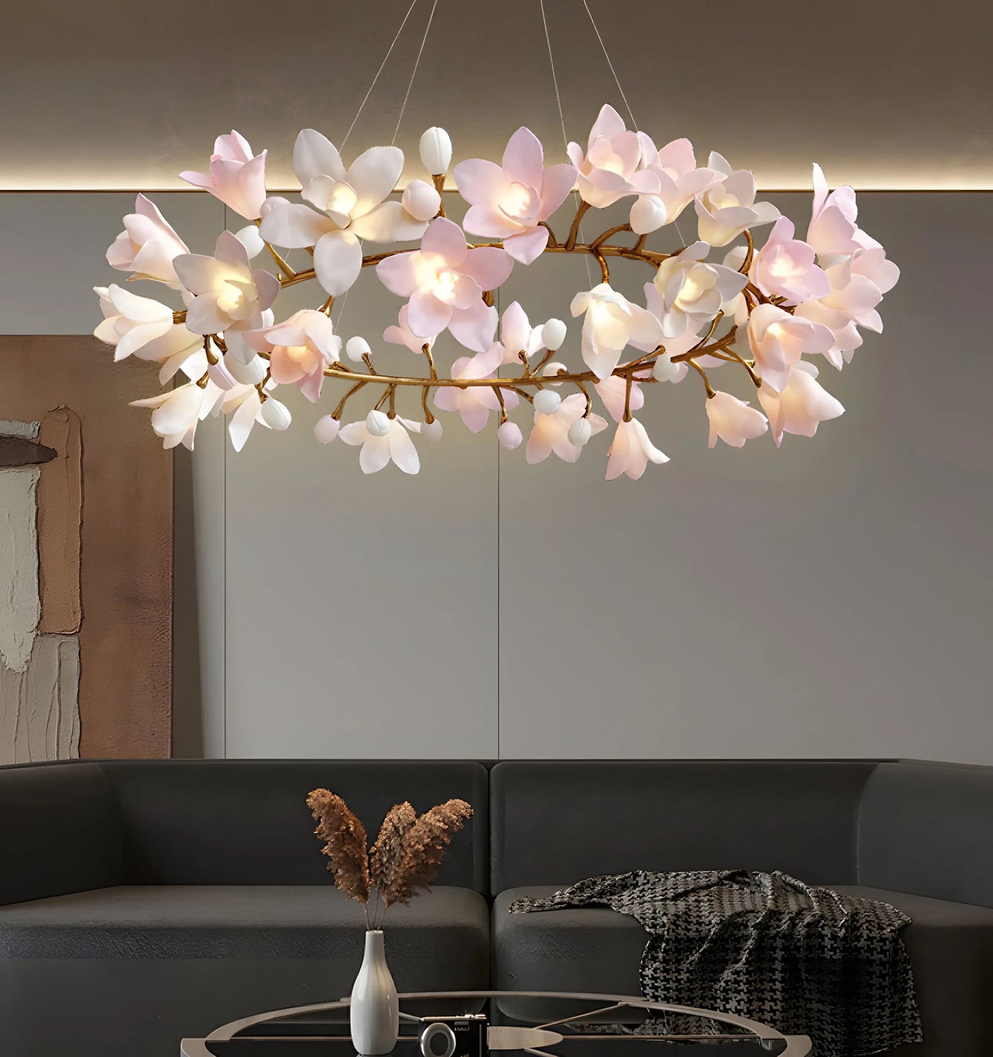 Circular Blossom Chandelier - Yiarolight