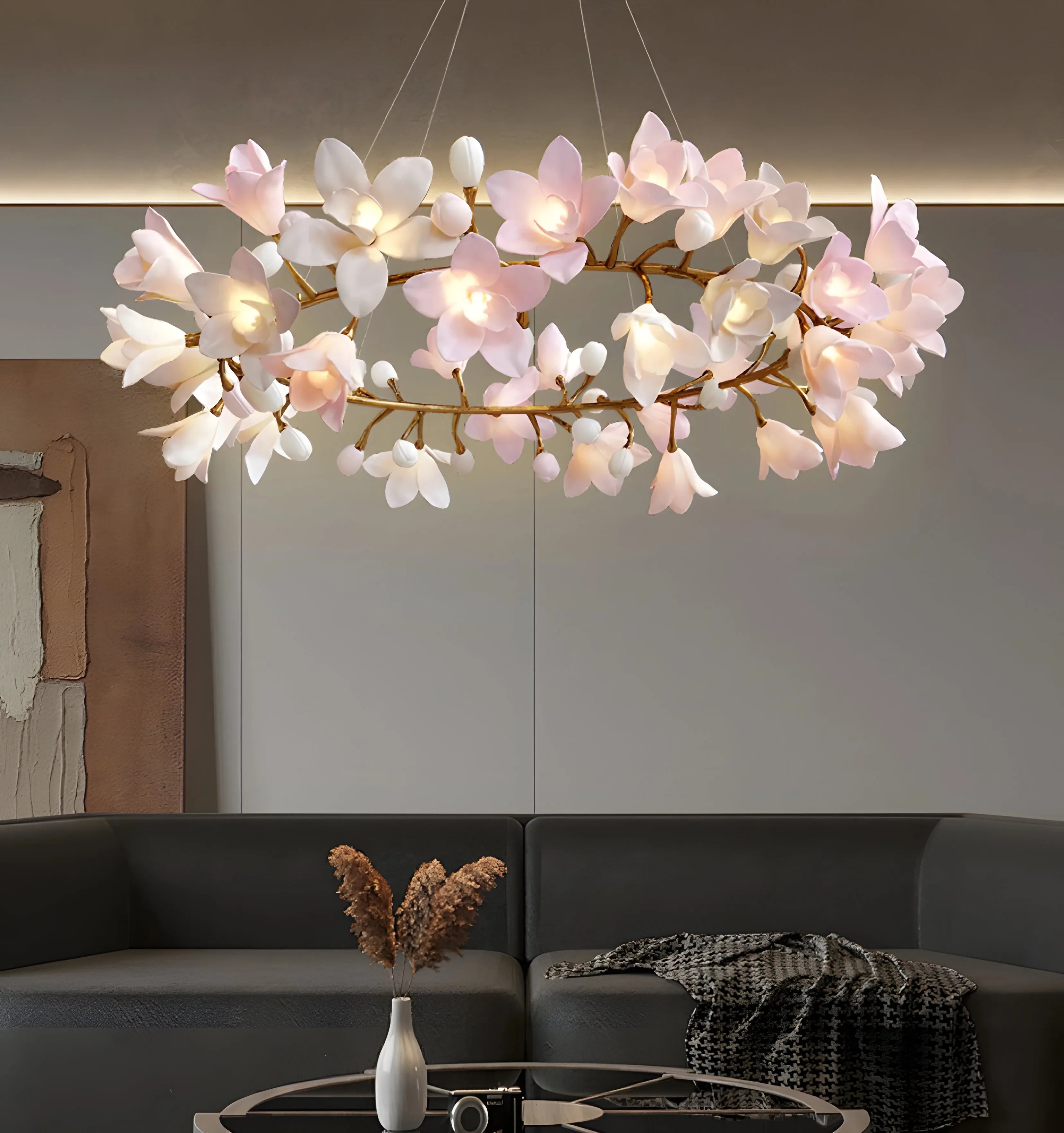 Circular Blossom Chandelier - Yiarolight