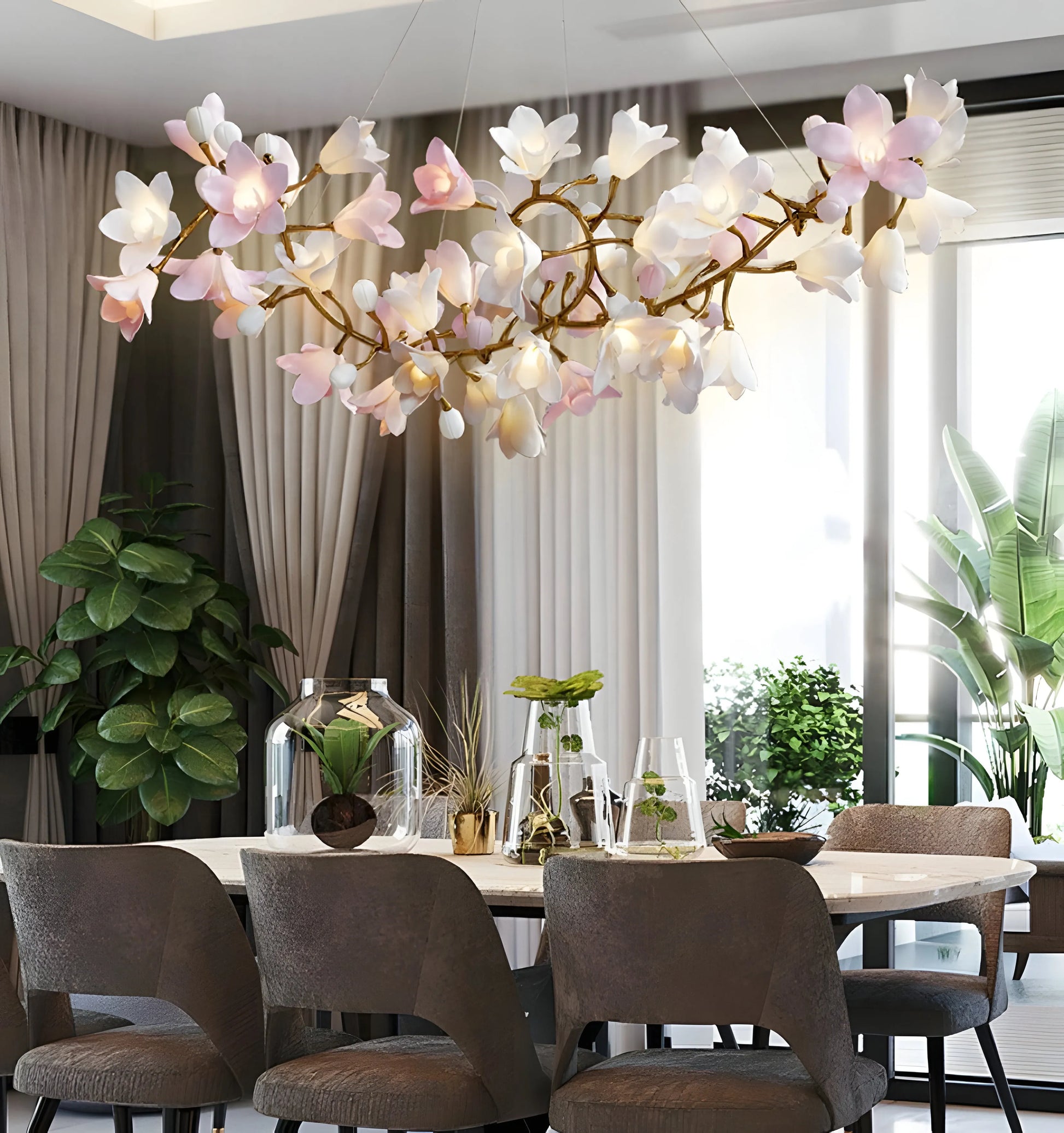 Circular Blossom Chandelier - Yiarolight
