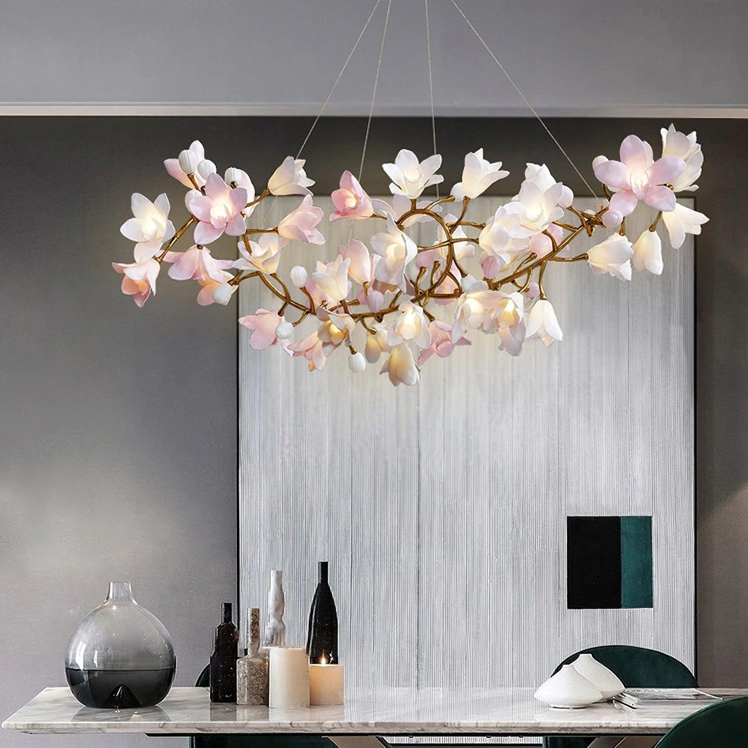 Circular Blossom Chandelier - Yiarolight