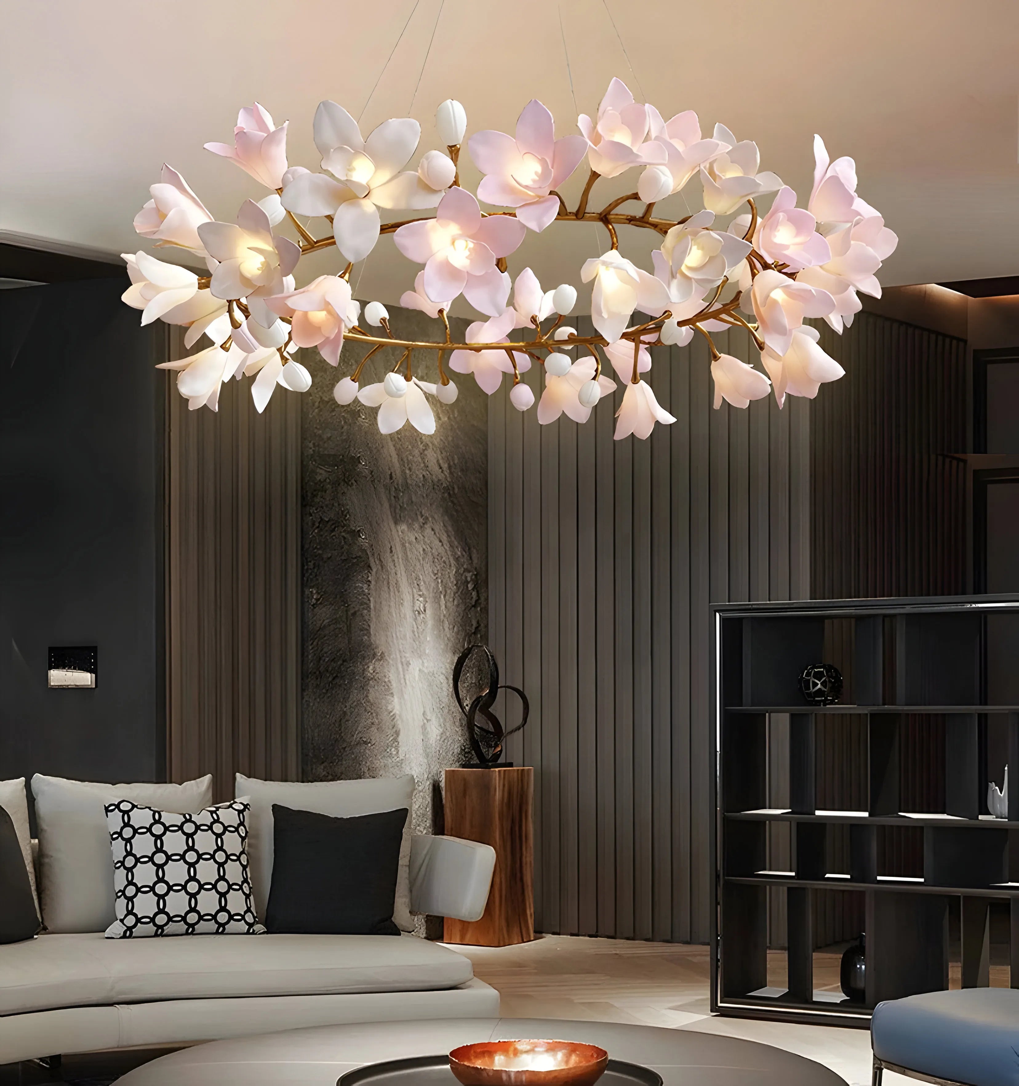 Circular Blossom Chandelier - Yiarolight