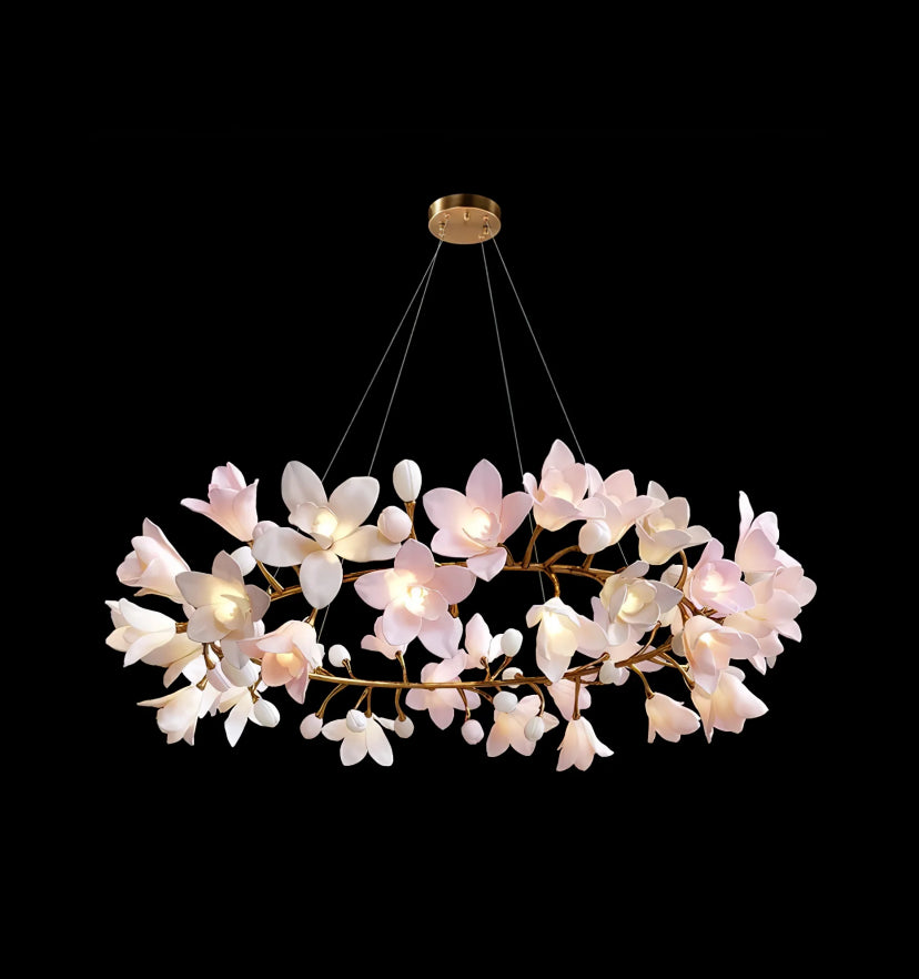Circular Blossom Chandelier - Yiarolight