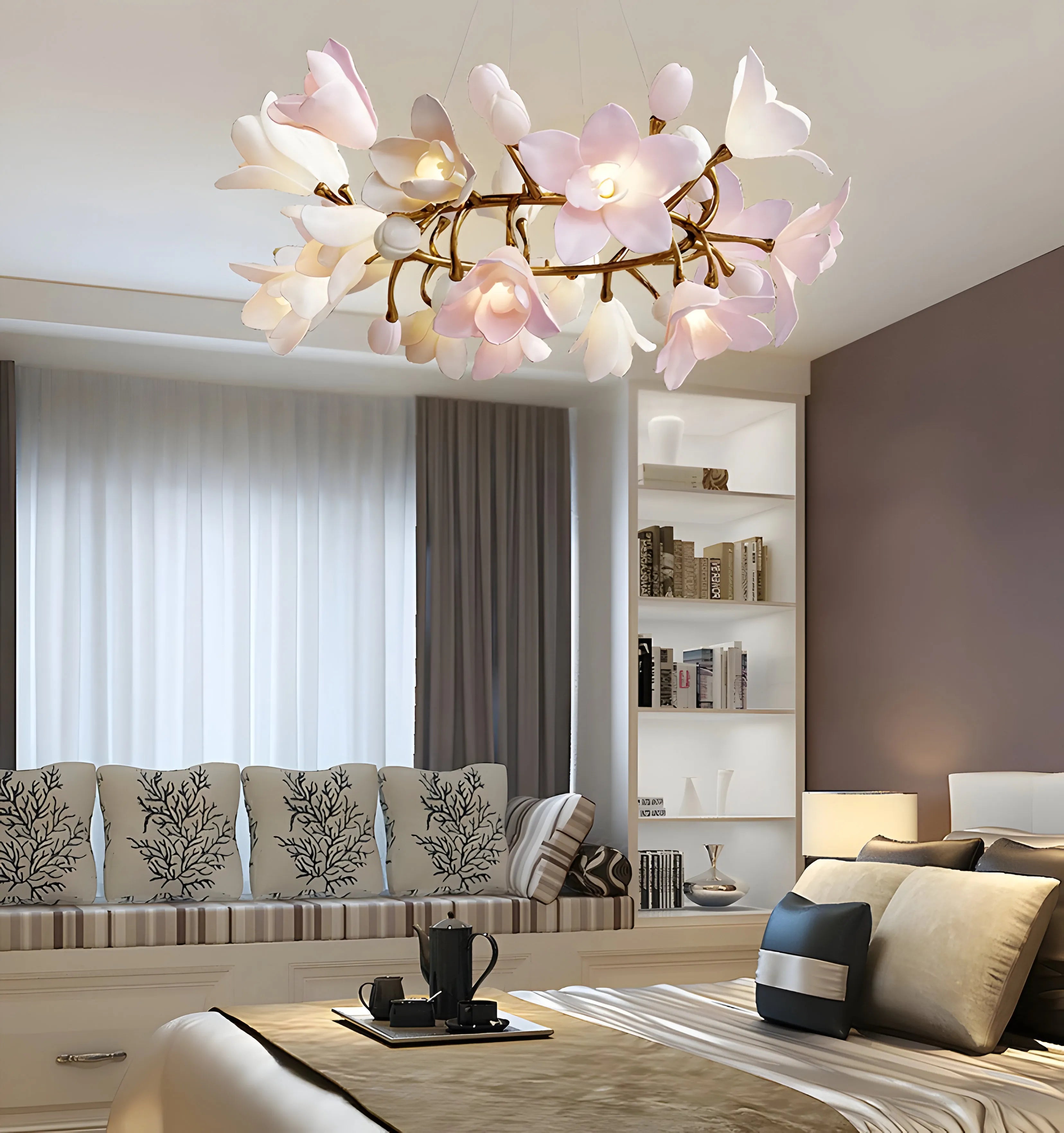Circular Blossom Chandelier - Yiarolight