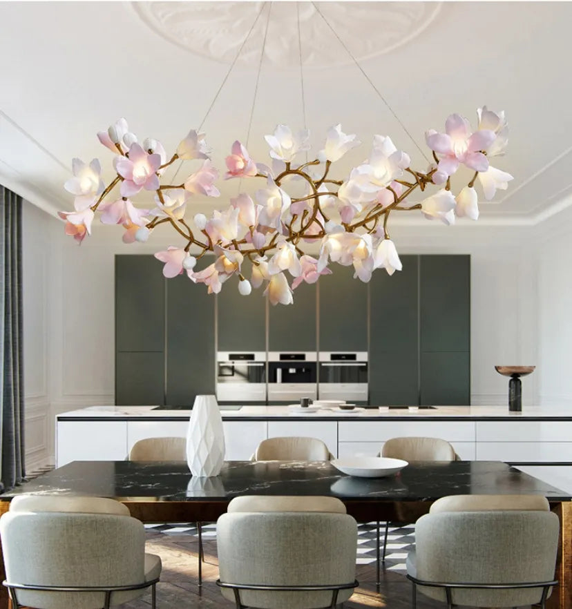 Circular Blossom Chandelier - Yiarolight