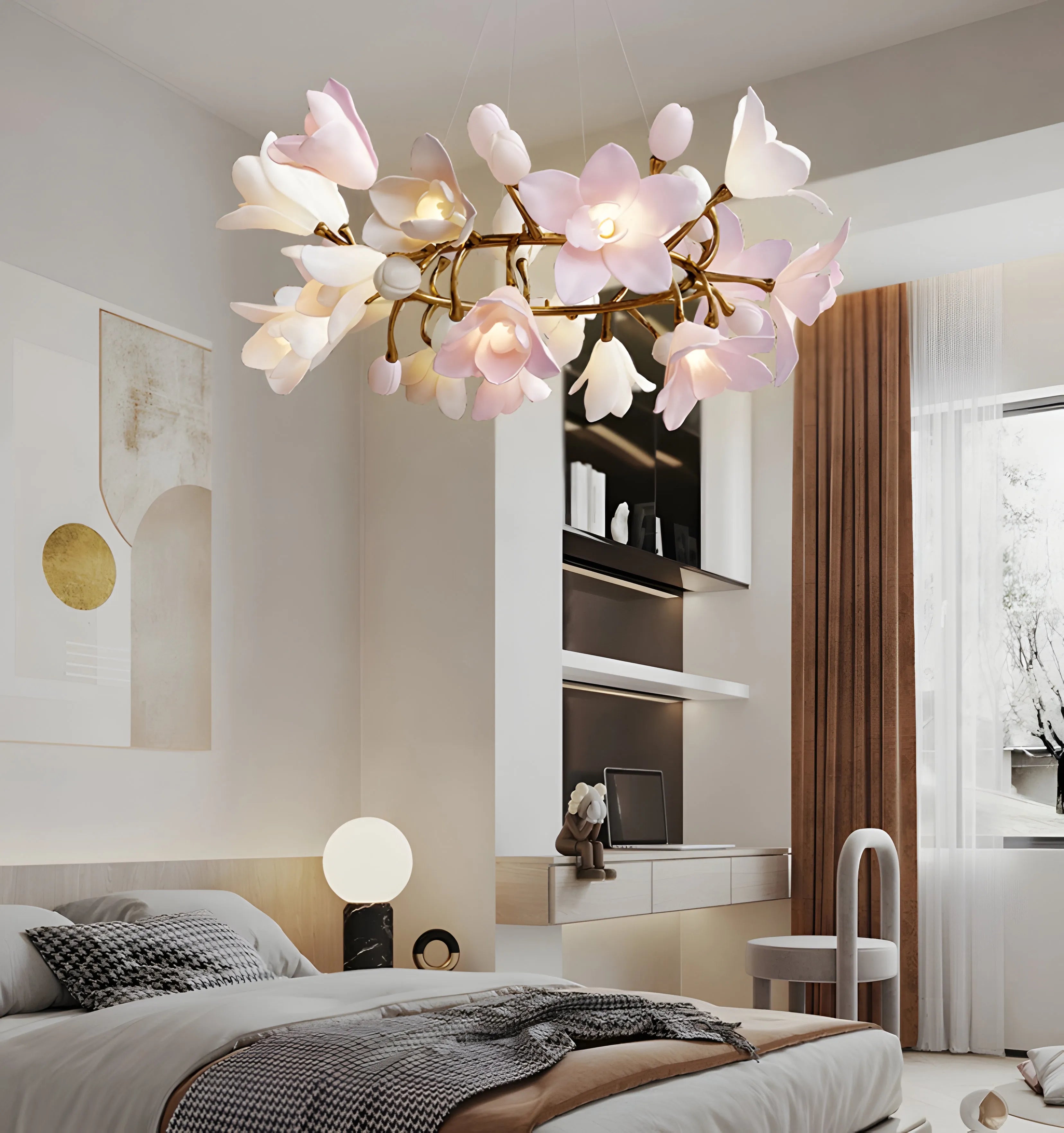 Circular Blossom Chandelier - Yiarolight