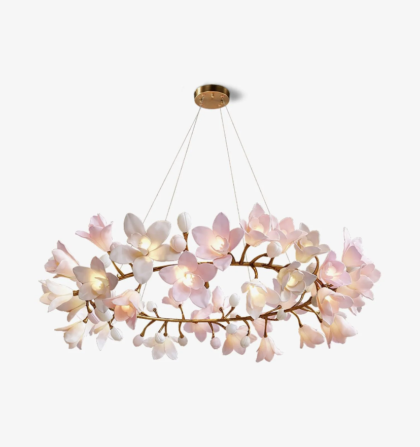 Circular Blossom Chandelier - Yiarolight