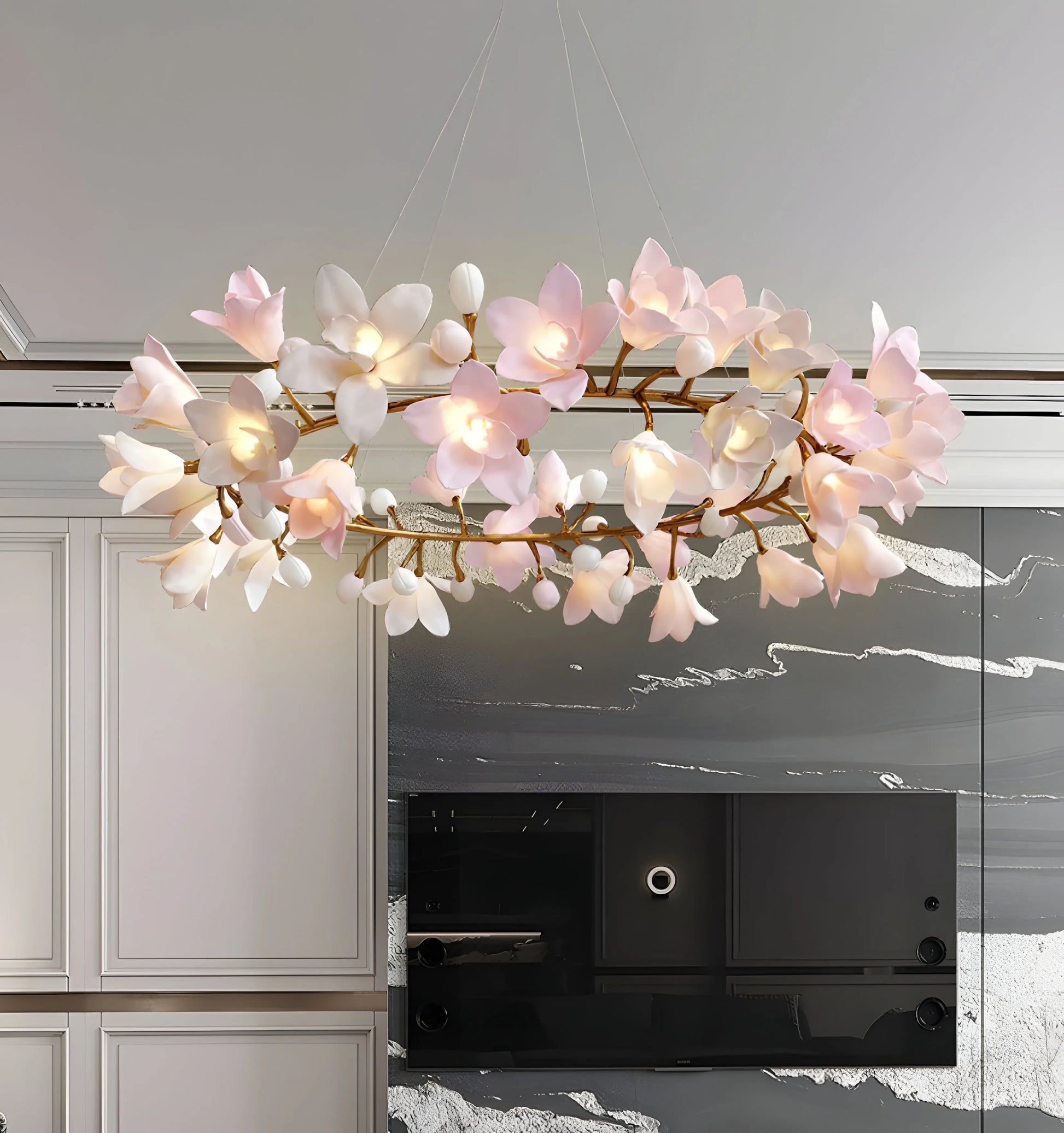 Circular Blossom Chandelier - Yiarolight